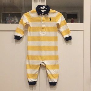 Ralph Lauren | Boy 9 Mths | Striped Romper